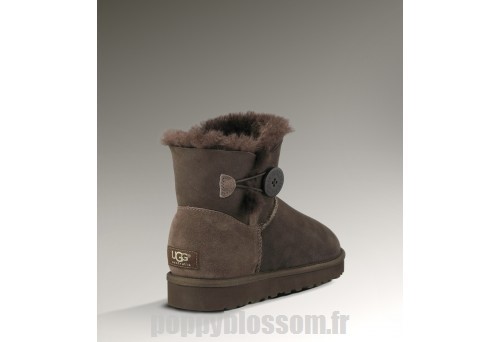 Fermer fortes Ugg-102 Mini Bailey Button Bottes chocolat